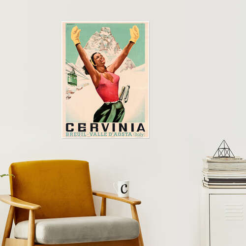 Poster Cervinia, Valle d'Aosta - Imagem 2