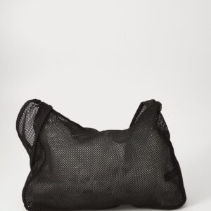 Bolsa Tote Preta Minimalista com Alça de Ombro – Design Weekday